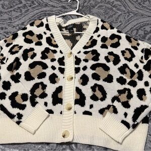 Leopard Print Cardigan